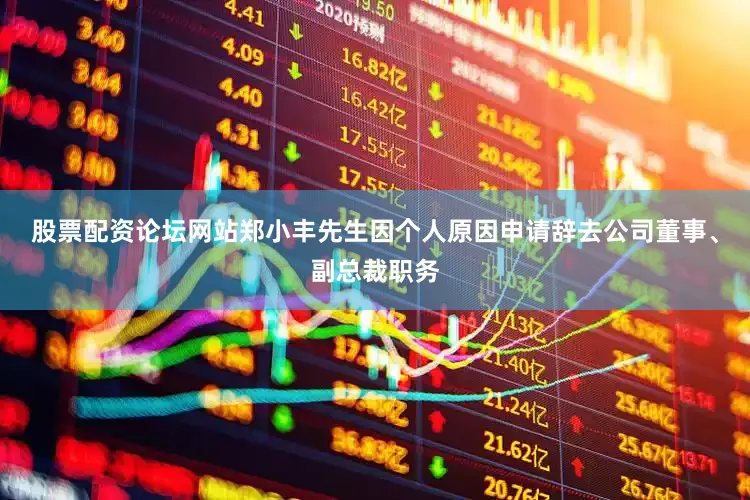 股票配资论坛网站郑小丰先生因个人原因申请辞去公司董事、副总裁职务