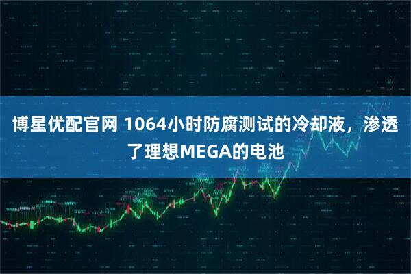博星优配官网 1064小时防腐测试的冷却液，渗透了理想MEGA的电池