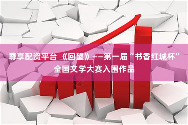 尊享配资平台 《回望》——第一届“书香红城杯”全国文学大赛入围作品